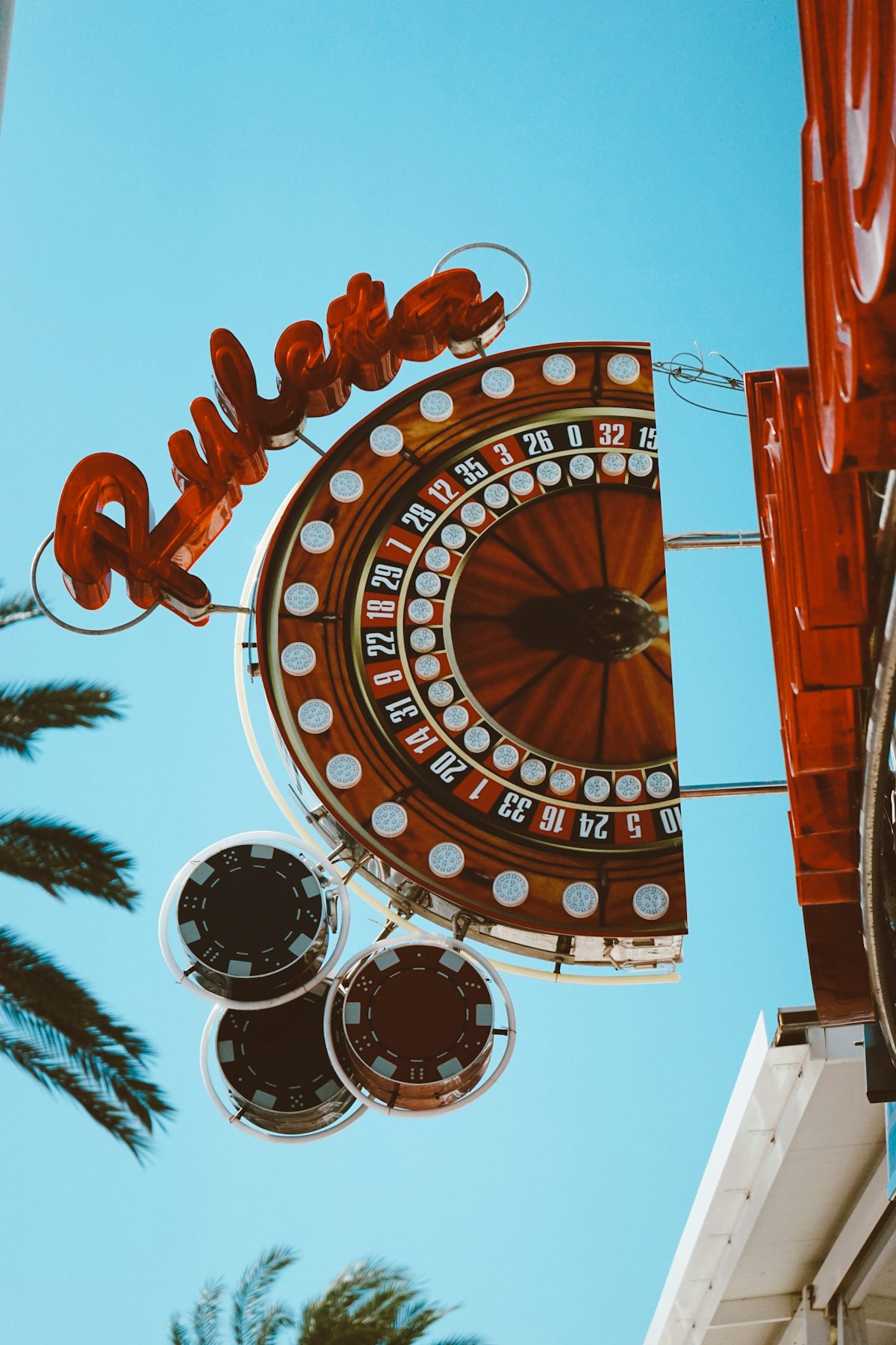 Papan neon bertuliskan casino — ilustrasi standar editorial Agen777
